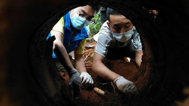 云南“二战汽油桶”内发现中国远征军遗骸