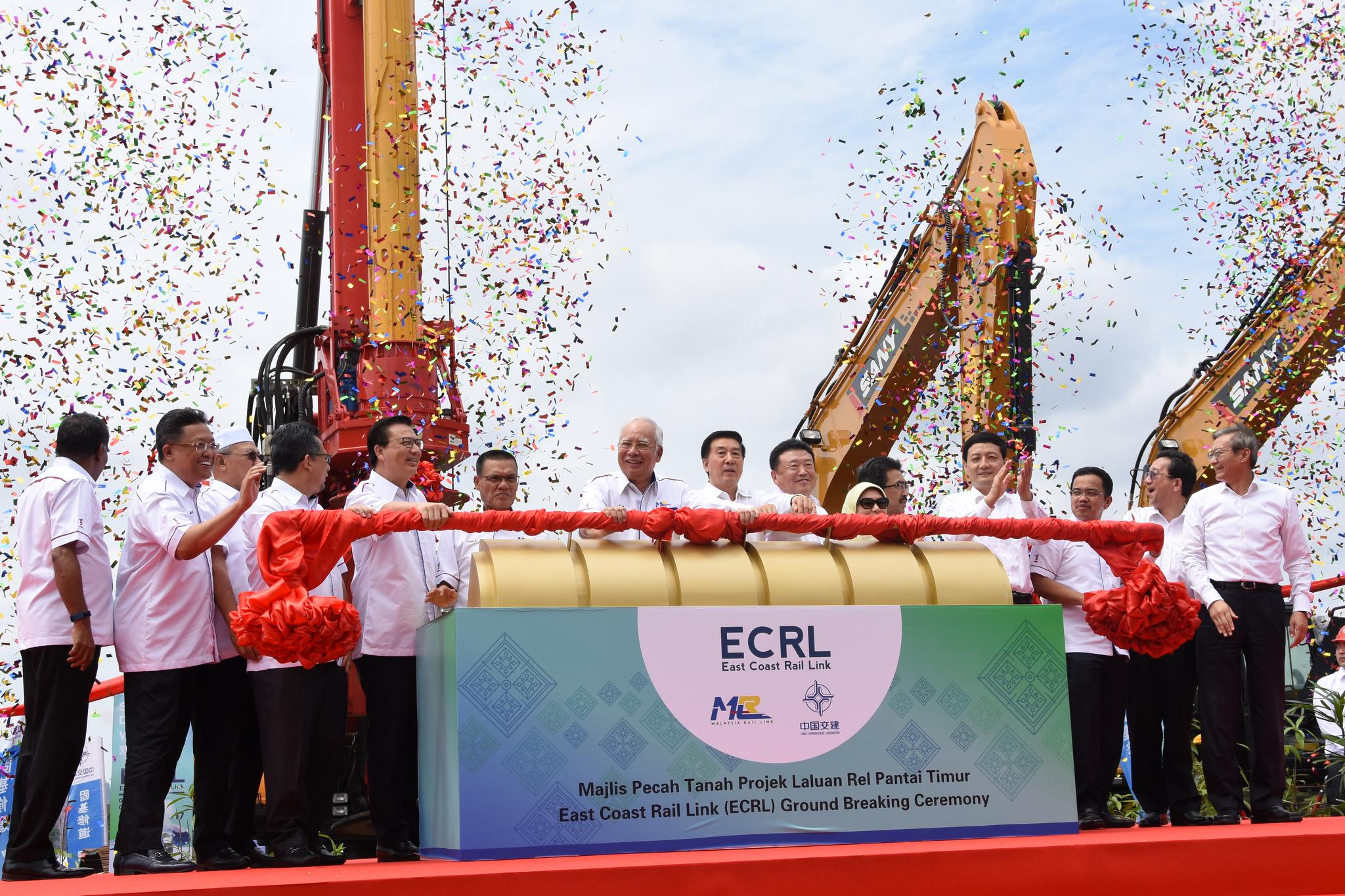 中企为马来西亚建造“超级铁路” 工程规模罕见